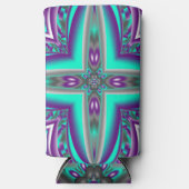 Concentrische cirkels getrokken naar het punt Abst Seltzer Blikjeskoeler (Voorkant)