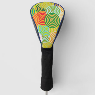 Concentrische cirkels Hoesje Golfkop Golfheadcover