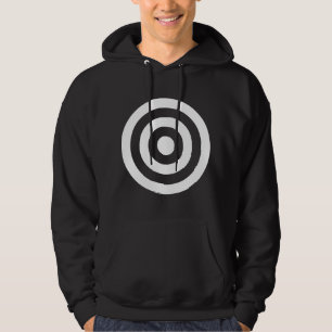 Concentrische cirkels hoodie