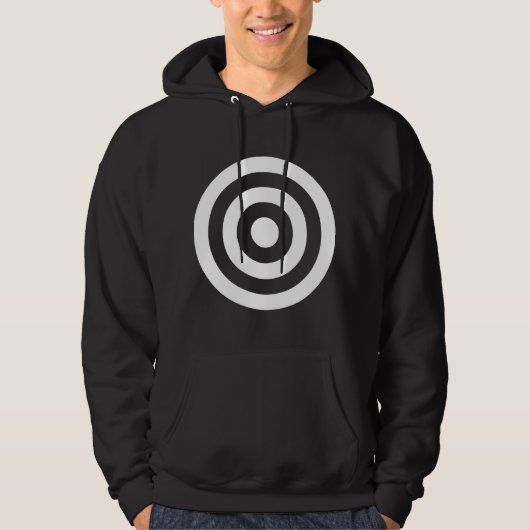 Concentrische cirkels hoodie (Voorkant)