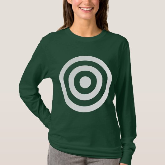Concentrische cirkels t-shirt (Voorkant)
