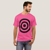 Concentrische cirkels t-shirt (Voorkant volledig)