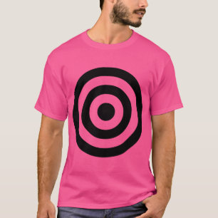 Concentrische cirkels t-shirt