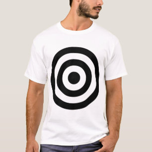 Concentrische cirkels t-shirt