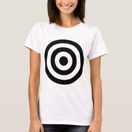 Concentrische cirkels t-shirt (Voorkant)