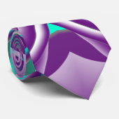 Concentrische cirkels trokken naar het punt stropdas (Opgerold)