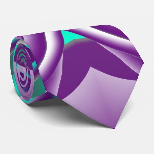 Concentrische cirkels trokken naar het punt stropdas (Opgerold)