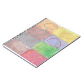 concentrische cirkels van de regen notitieboek (Linkerzijde)