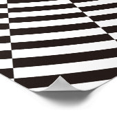 Concentrische cirkels verzonden Poster van 9 grade (Hoek)