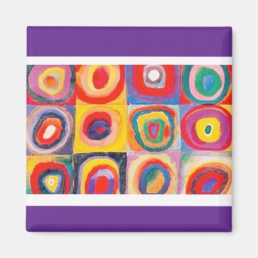 Concentrische Compositie, Kandinsky Magneet (Voorkant)
