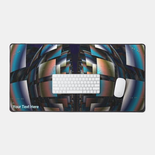 Concentrische halfronden bureaumat (Keyboard & Muis)