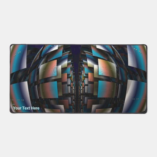 Concentrische halfronden bureaumat (Voorkant)