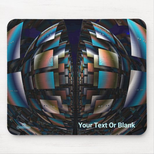 Concentrische halfronden muismat (Voorkant)