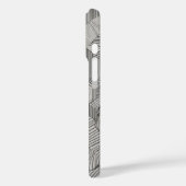 concentrische hexagons lijnkunst Case-Mate iPhone case (Achterkant / Links)