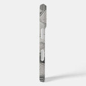 concentrische hexagons lijnkunst Case-Mate iPhone case (Achterkant / Rechts)