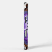 concentrische Paarse agaat-segmentcentrum Case-Mate iPhone Case (Achterkant / Rechts)