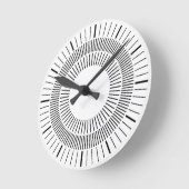 Concentrische stralen ronde klok (Hoek)