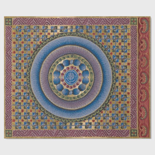 Concentrische verlichting cadeaupapier (Vlak)