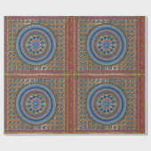 Concentrische verlichting cadeaupapier (Vlak)