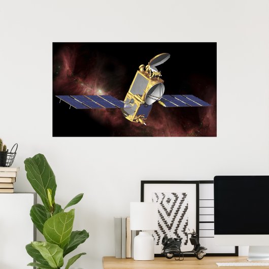 Concept 2 van een kunstenaar poster (Thuiskantoor)