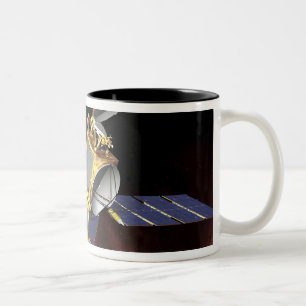 Concept 2 van een kunstenaar tweekleurige koffiemok