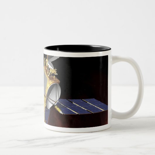 Concept 2 van een kunstenaar tweekleurige koffiemok (Rechts)
