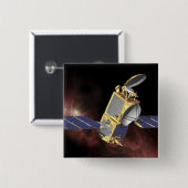 Concept 2 van een kunstenaar vierkante button 5,1 cm (Voorkant /achterkant)