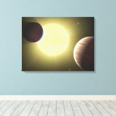 Concept 2 van kunstenaar canvas afdruk (Insitu (Houten vloer))