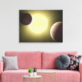 Concept 2 van kunstenaar canvas afdruk (Insitu (Woonkamer))