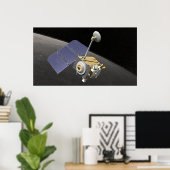 Concept 2 van kunstenaar poster (Thuiskantoor)