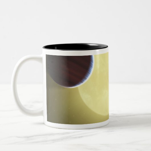 Concept 2 van kunstenaar tweekleurige koffiemok (Links)