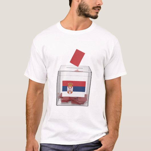Concept afbeelding voor verkiezingen in Servië T-shirt (Voorkant)