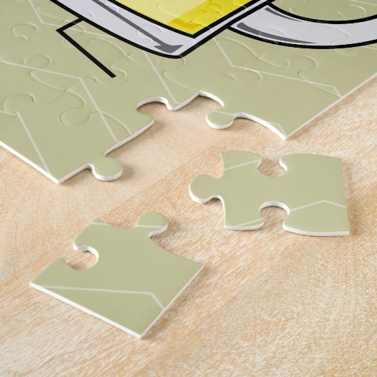 Concept Beer lager tapout mok alcoholschuim drink Legpuzzel (Zijkant)