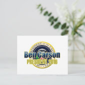 Concept Benjamin Carson voor President Briefkaart (Staand voorkant)