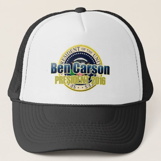Concept Benjamin Carson voor President Trucker Pet (Voorkant)