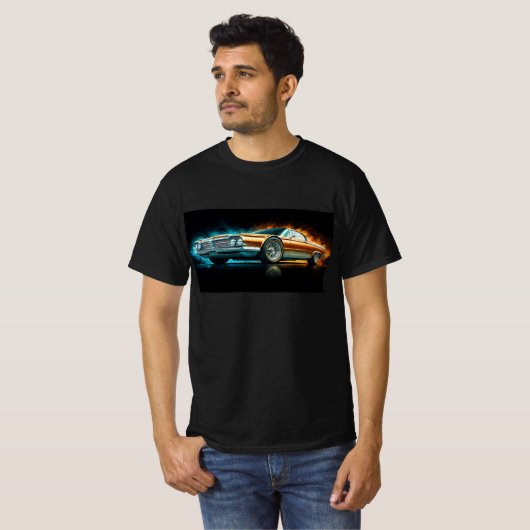 Concept car: brede baan t-shirt (Voorkant volledig)
