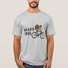 Concept deze fietsslinger t-shirt