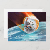  Concept die de Module van het Bevel van Apollo af Briefkaart (Voorkant / Achterkant)