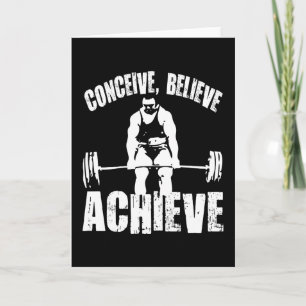 Concept, geloof, realiseer - Motivatie resultaat Kaart