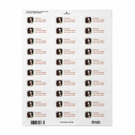 Concept Horse Rescue Mailing Label (Full Sheet)