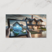 Concept van een smart home visitekaartje (Voorkant)