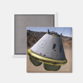 Concept van een voertuig voor de exploratie van be magneet (Voorkant / Achterkant)