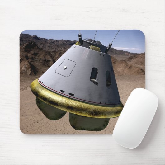 Concept van een voertuig voor de exploratie van be muismat (Met muis)