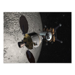 Concept van het Orion-testvoertuig voor bemannings Foto Afdruk