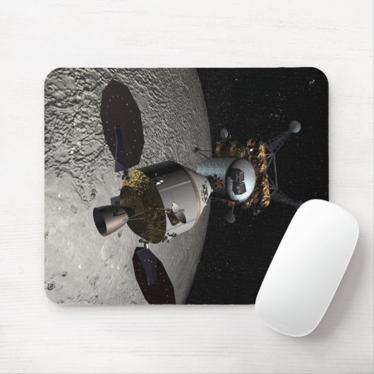 Concept van het Orion-testvoertuig voor bemannings Muismat (Met muis)