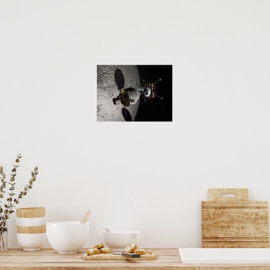 Concept van het Orion-testvoertuig voor bemannings Poster (Keuken)
