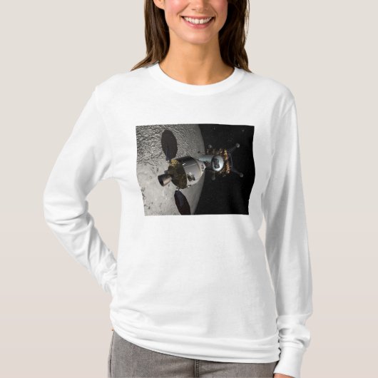 Concept van het Orion-testvoertuig voor bemannings T-shirt (Voorkant)