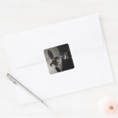 Concept van het Orion-testvoertuig voor bemannings Vierkante Sticker (Envelop)