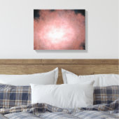 Concept van wat een stoffig en helder sterrenstels canvas afdruk (Insitu (Slaapkamer))