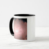 Concept van wat een stoffig en helder sterrenstels mok (Voorkant links)